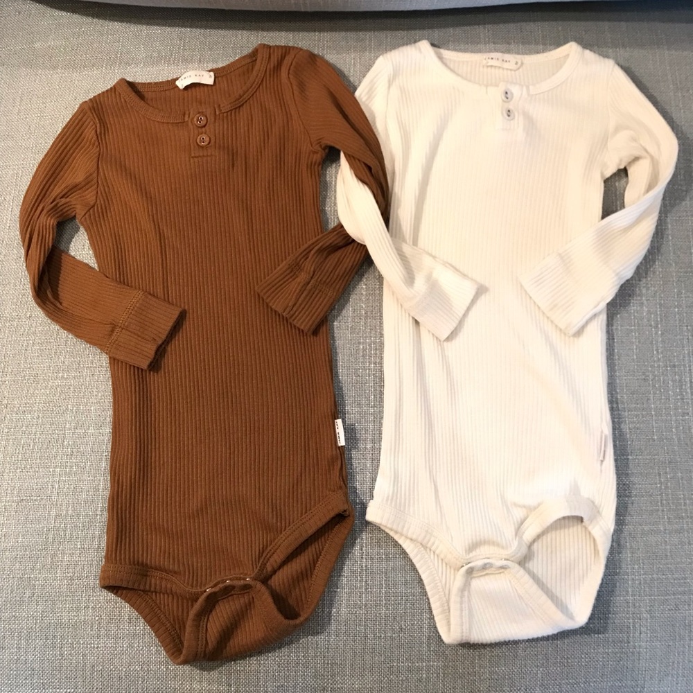 Jamie Kay Organic Onesie Bodysuits Set of 2